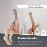 Chaussettes anti-tiques et anti-moustiques – Beige / 1 paire