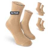 Calcetines deportivos con protección antimosquitos y antigarrapatas – Beige / 3 pares