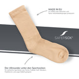 Calcetines deportivos con protección antimosquitos y antigarrapatas – Beige / 1 par