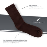 Chaussettes de sport avec protection anti-tiques et anti-moustiques – Marron / 1 paire