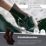 Chaussettes de sport avec protection anti-tiques et anti-moustiques – Marron / 1 paire
