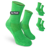Calcetines deportivos con protección antimosquitos y antigarrapatas – Verde hierba / 3 pares