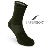 Calcetines deportivos con protección antimosquitos y antigarrapatas – Verde oliva / 1 par
