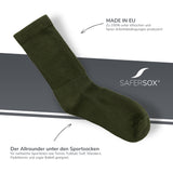 Calcetines deportivos con protección antimosquitos y antigarrapatas – Verde oliva / 1 par