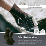 Calcetines deportivos con protección antimosquitos y antigarrapatas – Verde oliva / 1 par