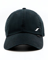Baseball cap with mosquito protection – black