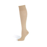 Chaussettes de compression en piqué de coton – Beige / 1 paire