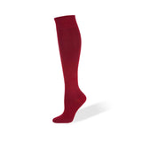 Chaussettes de compression en piqué de coton – Bordeaux / 1 paire