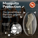 Mosquito protection leggings – coffee