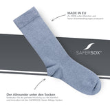 SAFERSOX Originals – Heather Light Blue / 1 pair