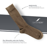 Anti-Tick & Mosquito Repellent Socks – Mocha / 3 Pairs