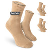 Tick & Mosquito Repellent Sports Socks - Beige / 3 Pairs