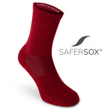 Tick & Mosquito Repellent Sports Socks - Bordeaux / 3 Pairs