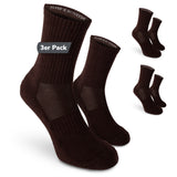 Tick & Mosquito Repellent Sports Socks - Brown / 3 Pairs