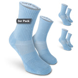 Tick & Mosquito Repellent Sports Socks - Light blue / 3 Pairs