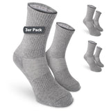 Tick & Mosquito Repellent Sports Socks - Heather Grey / 3 Pairs