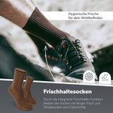 Tick & Mosquito Repellent Sports Socks - Mocha / 3 Pairs