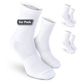 Tick & Mosquito Repellent Sports Socks - White / 3 Pairs