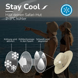 Safari hat with mosquito protection