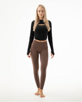 Mosquito protection leggings – coffee